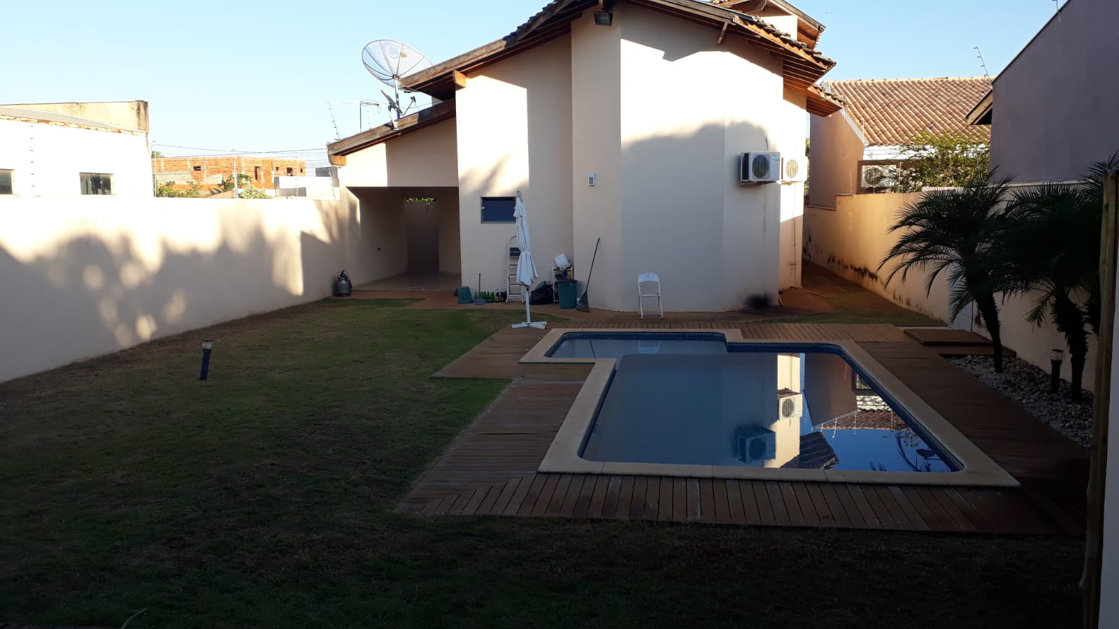 Visão do fundo da casa